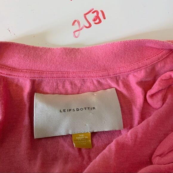 LEIFSDOTTIR for ANTHROPOLOGIE snap front tie details top size XS - Picture 11 of 13